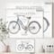 Designart - Paris France Bicycles - Vintage Transportation Premium Canvas Wall Art
